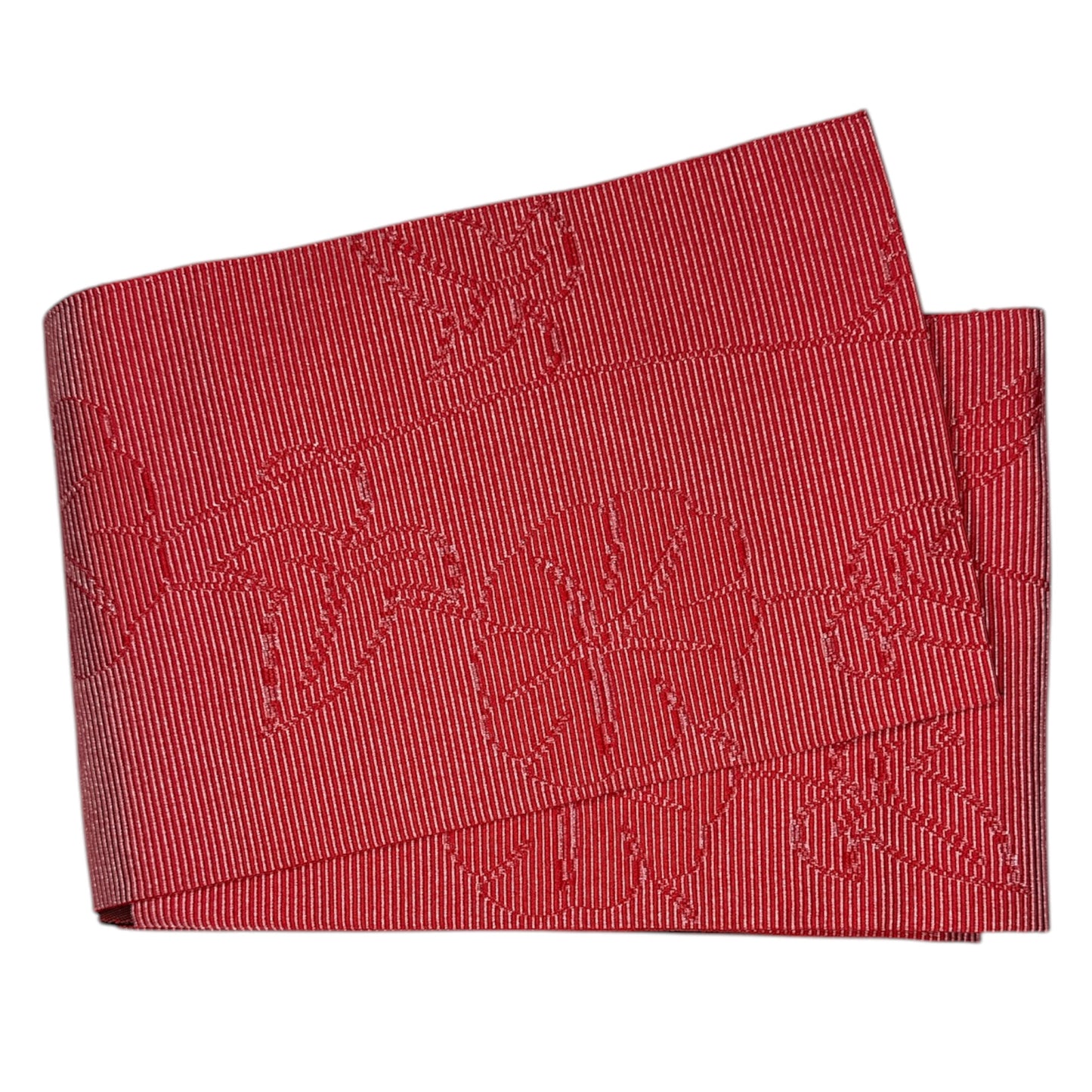 Ichimatsu Black & Red Hanhaba Obi