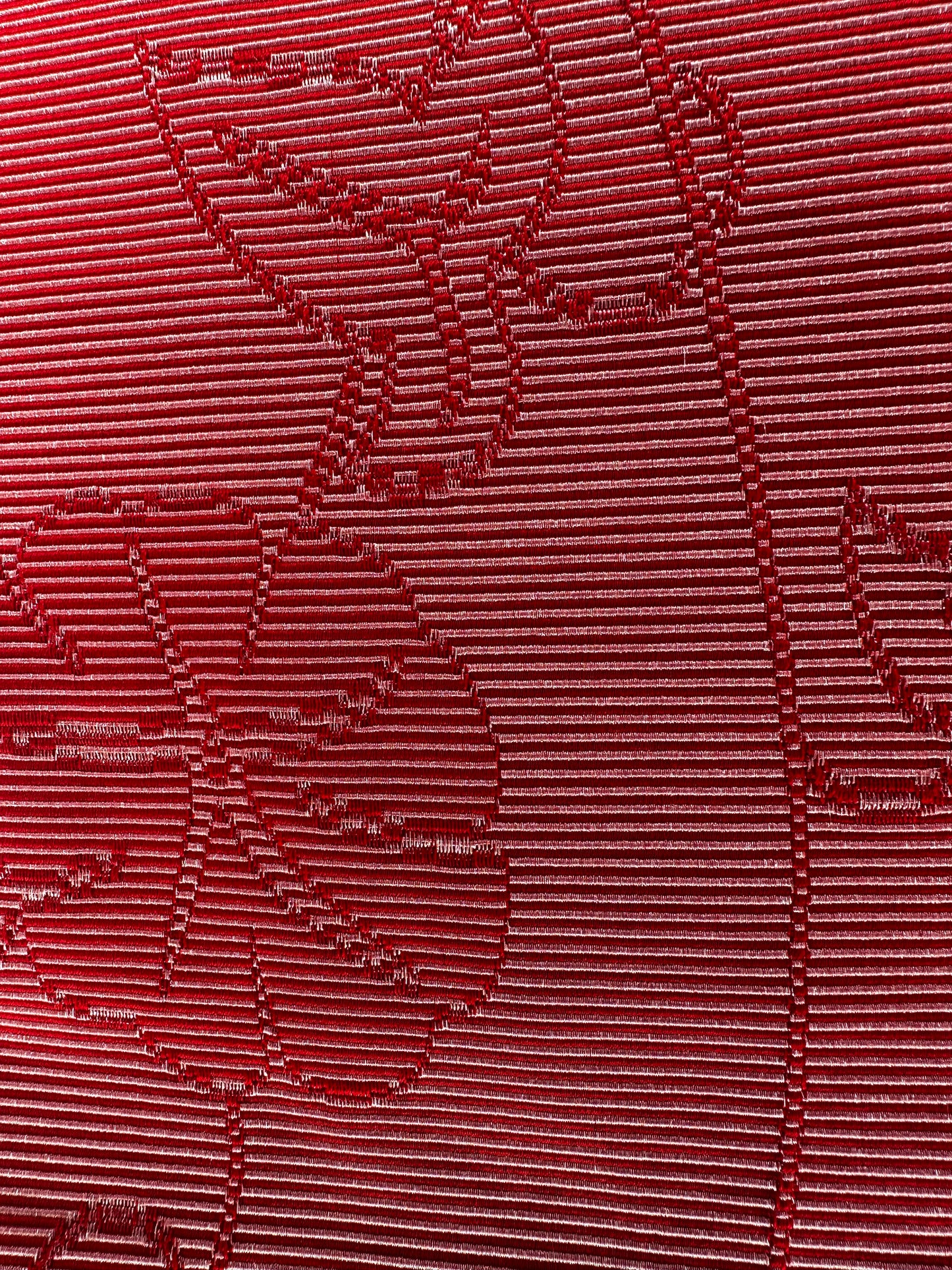 Ichimatsu Black & Red Hanhaba Obi