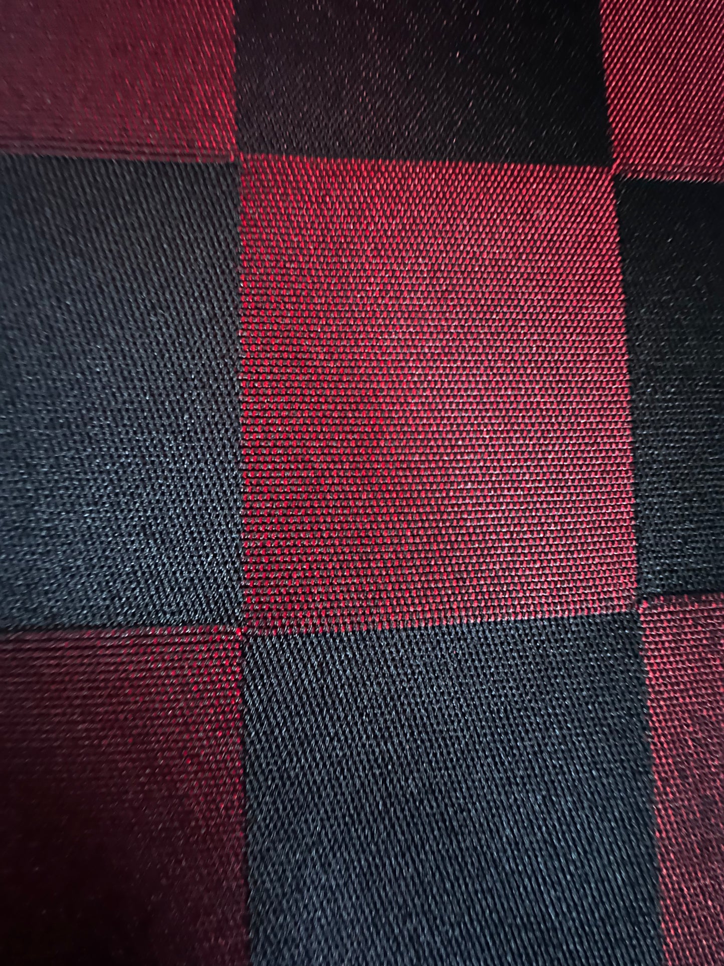 Ichimatsu Black & Red Hanhaba Obi