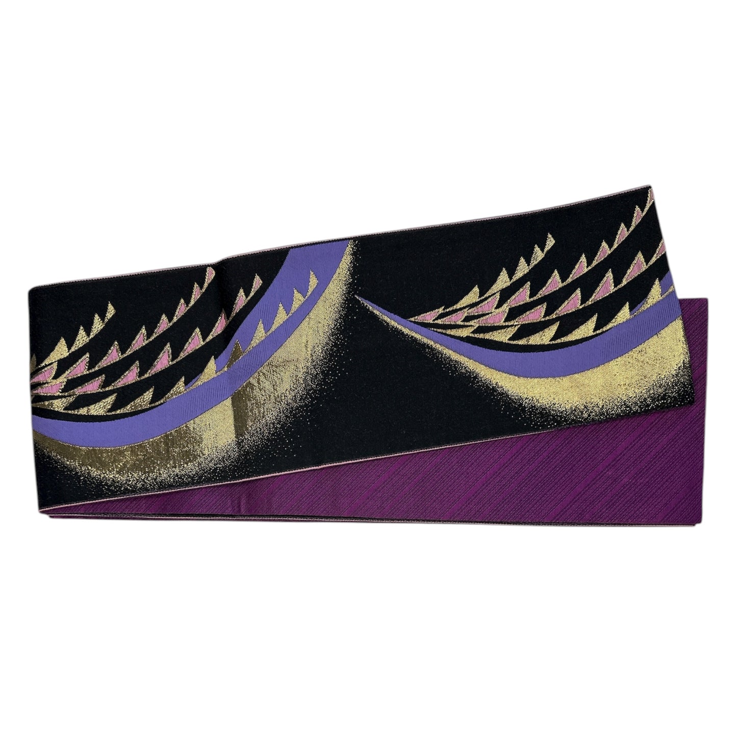 Flowing Gold Wave Hanhaba Obi