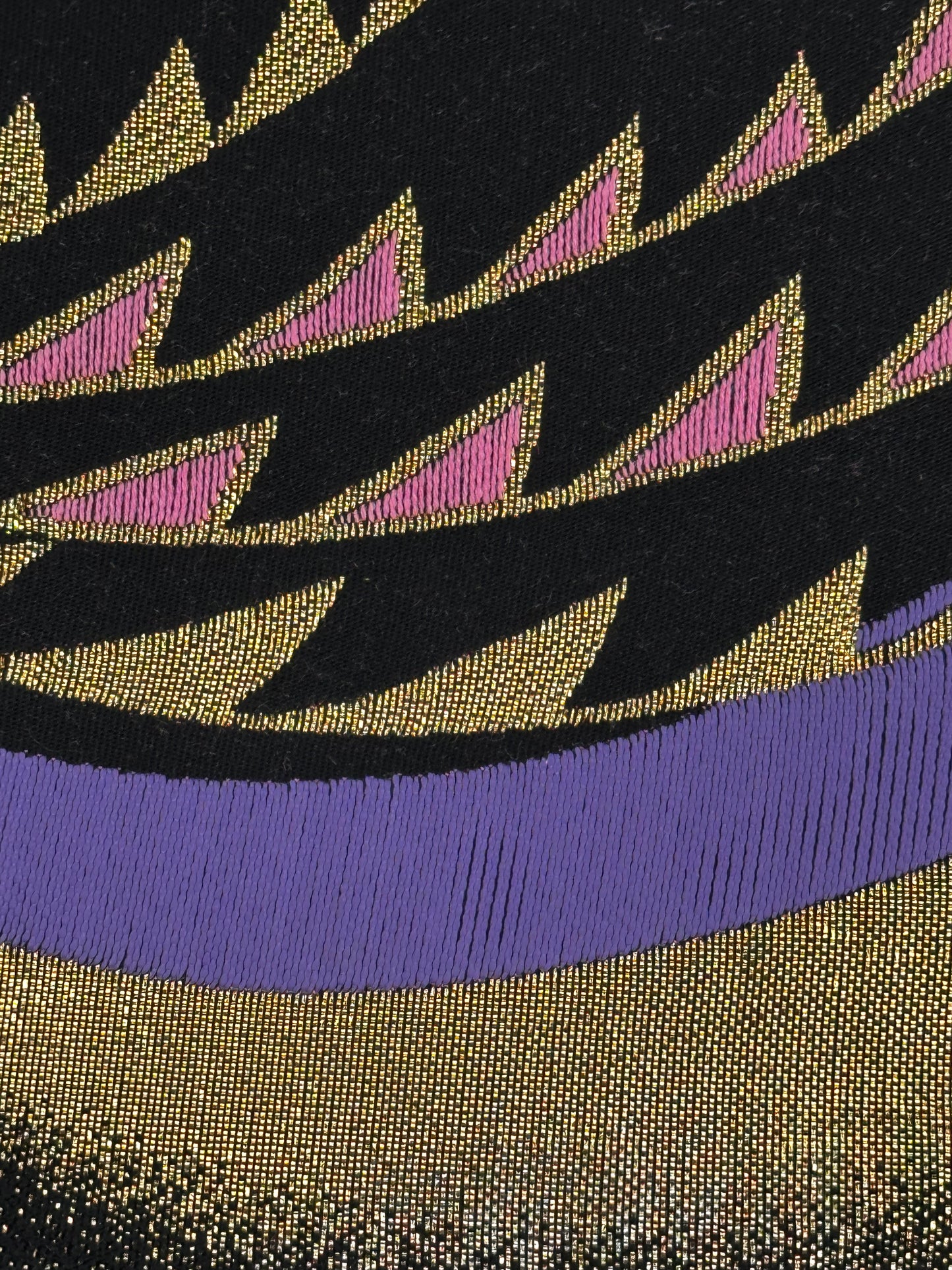 Flowing Gold Wave Hanhaba Obi