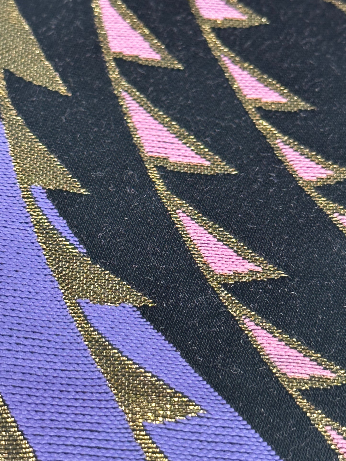 Flowing Gold Wave Hanhaba Obi