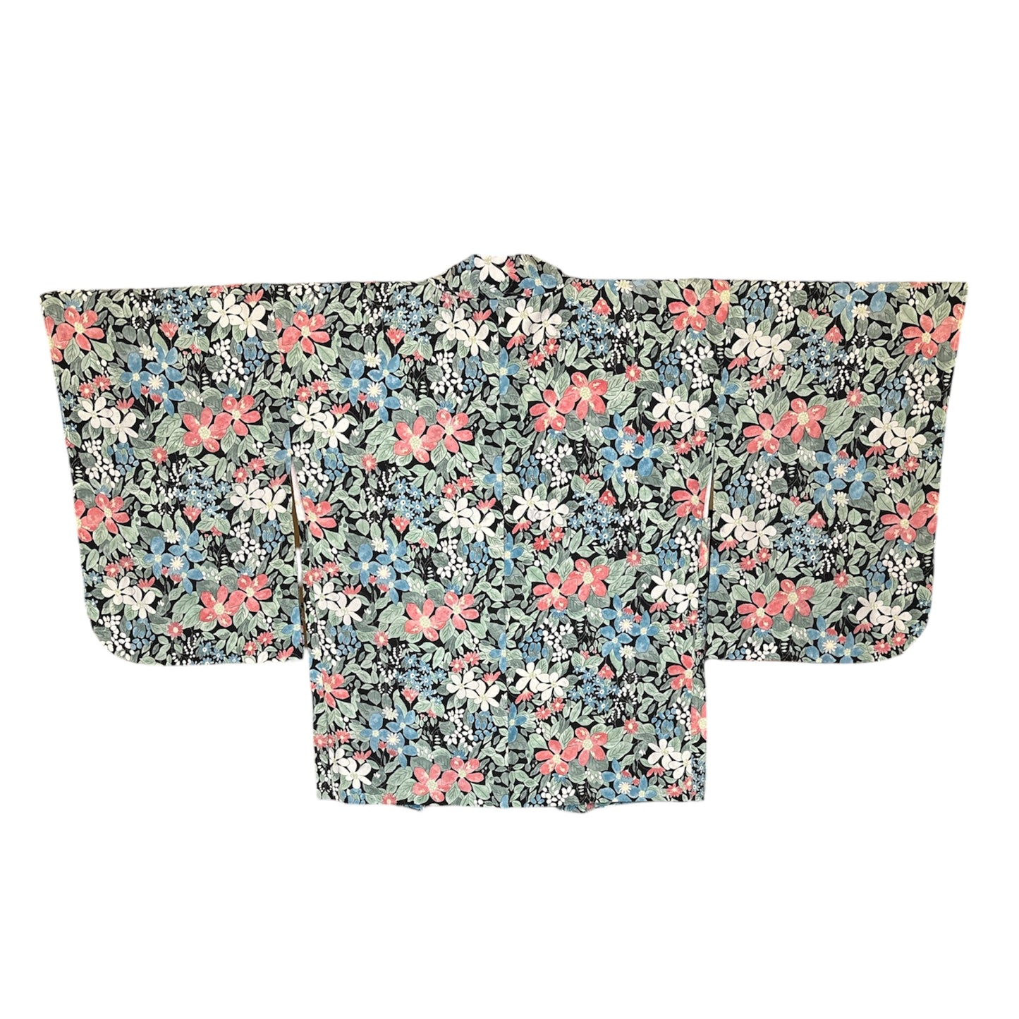 Komon Haori din mătase pictată