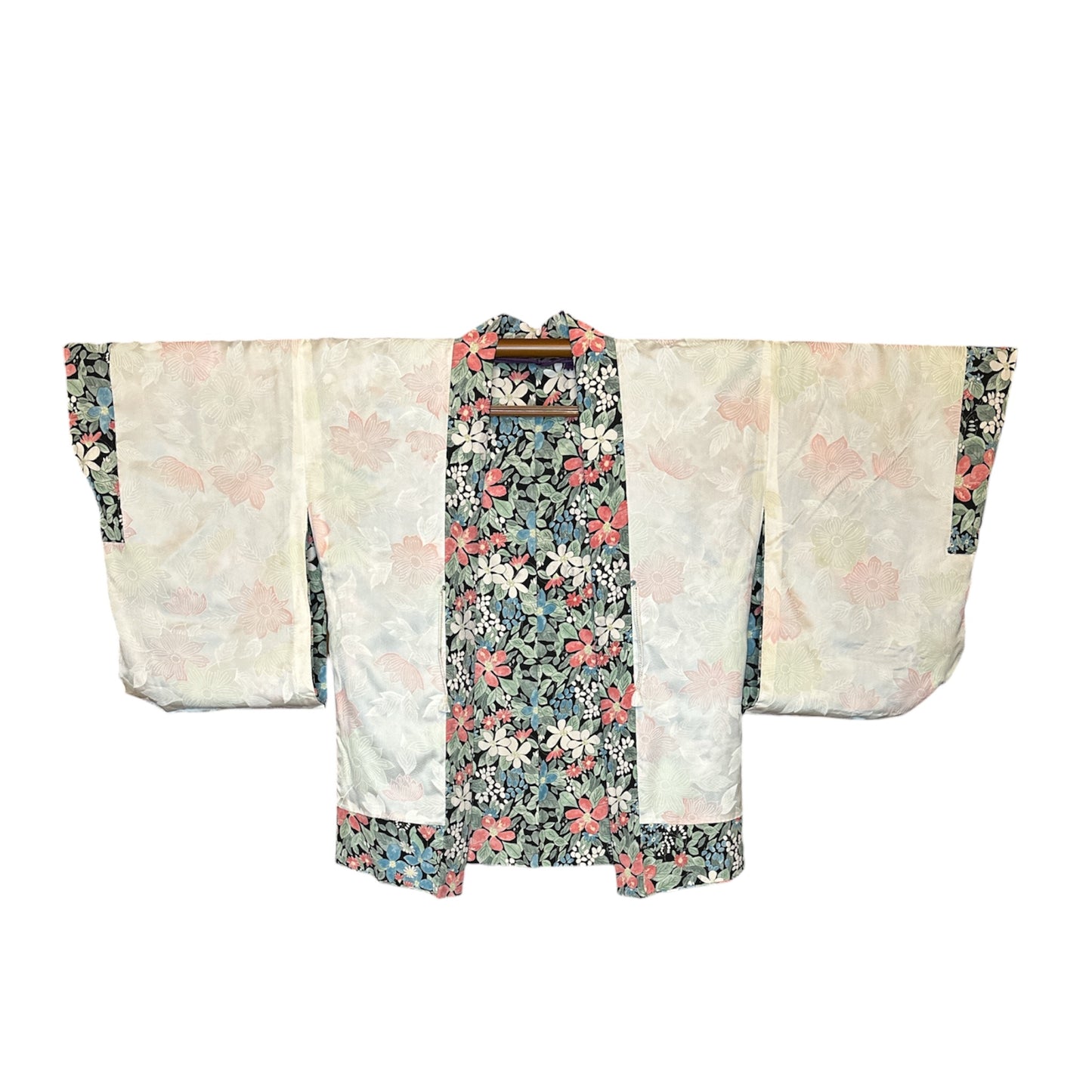 Komon Haori din mătase pictată