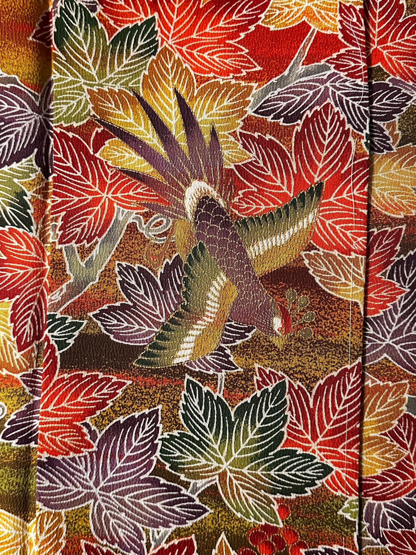 Vivid Autumn Komon Kimono