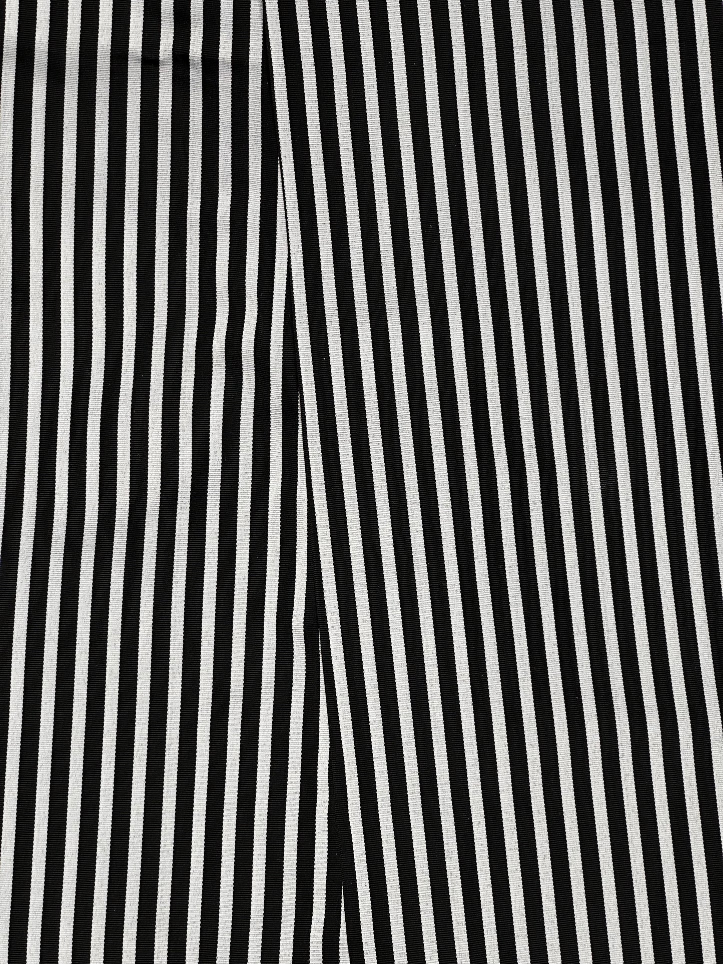 Umanori Hakama | Navy Blue with Grey Stripes