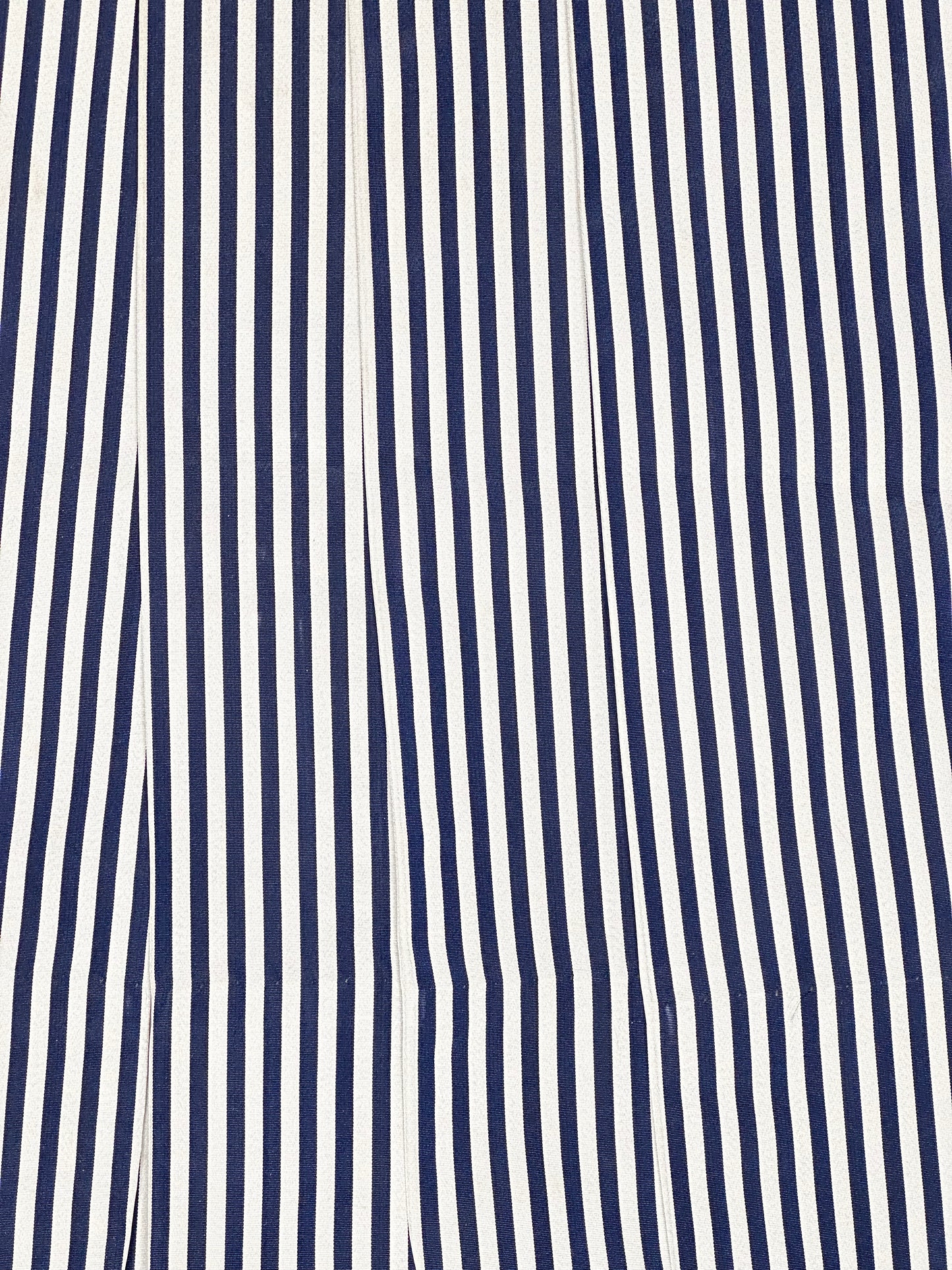 Andon Hakama | Navy Blue with Light Grey Stripes