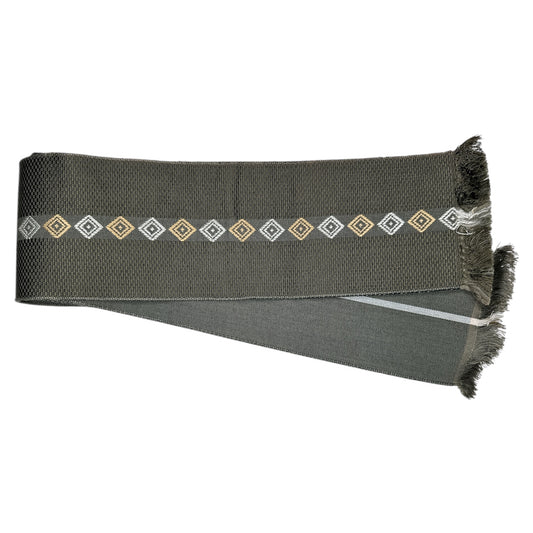 Reversible Dark Olive Kaku Obi