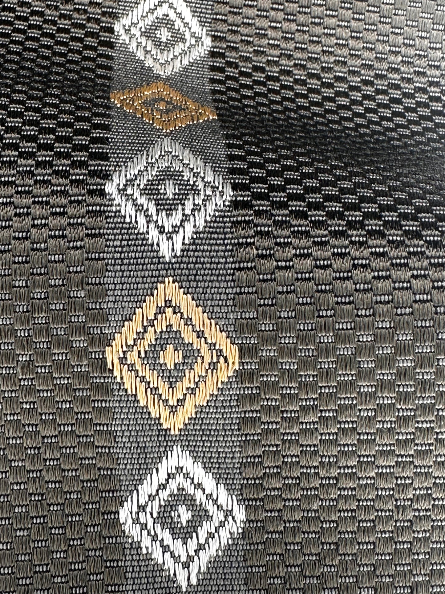 Reversible Dark Olive Kaku Obi