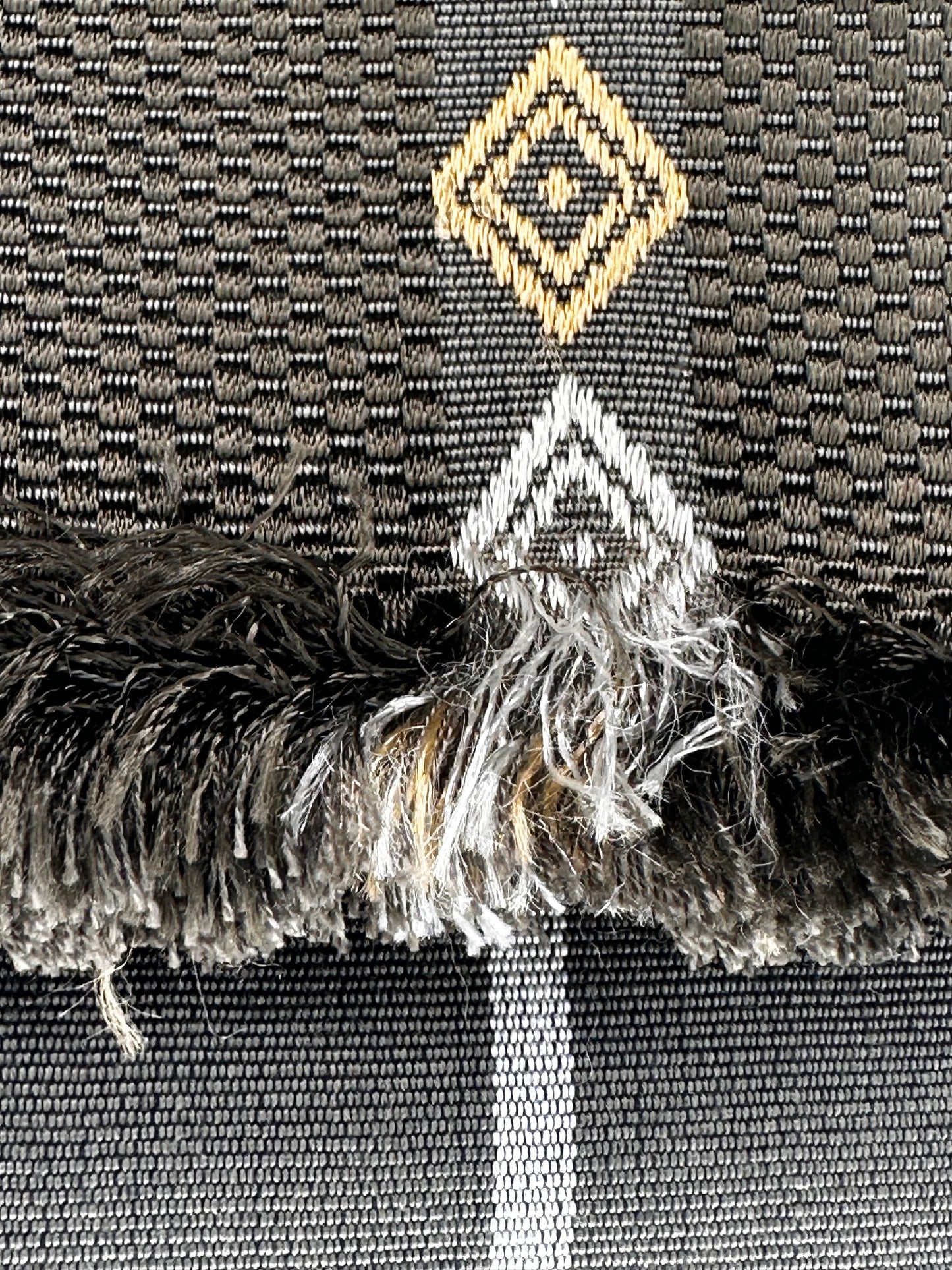 Reversible Dark Olive Kaku Obi