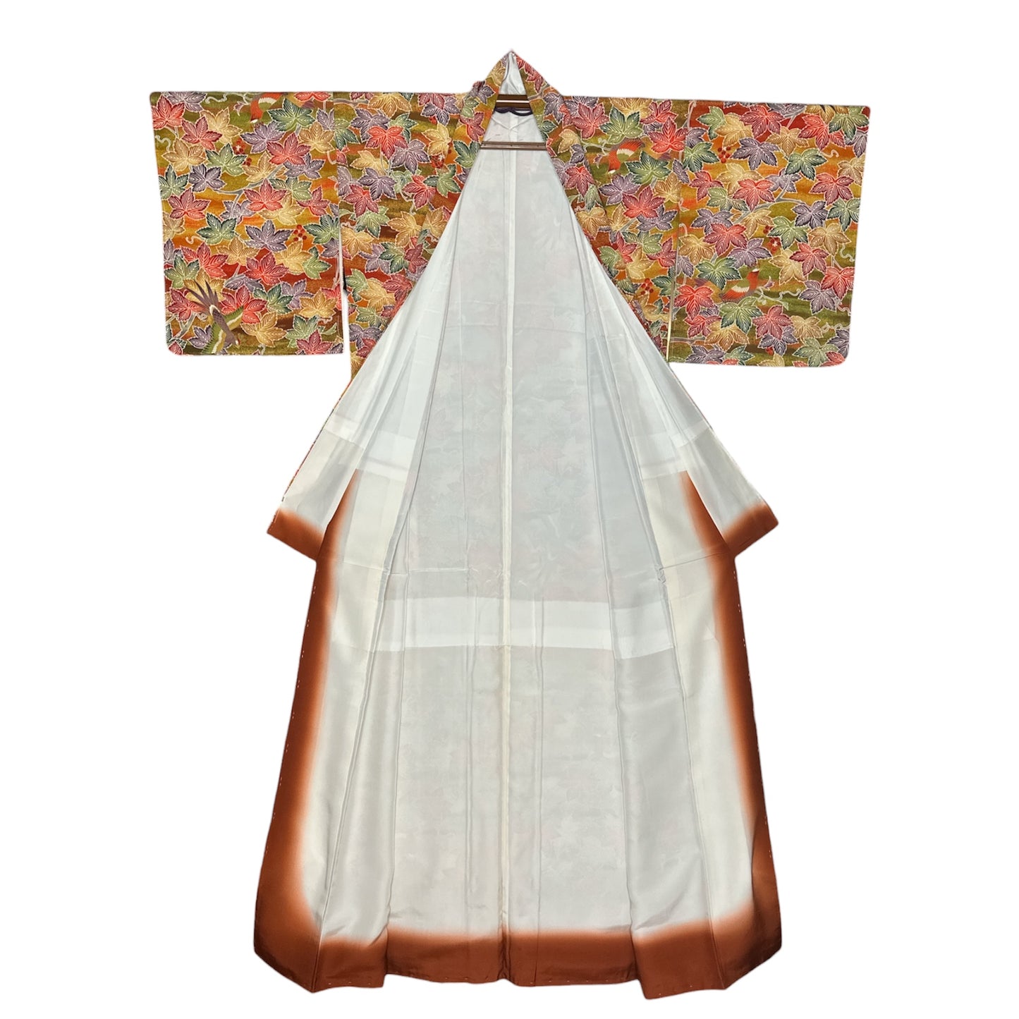 Vivid Autumn Komon Kimono