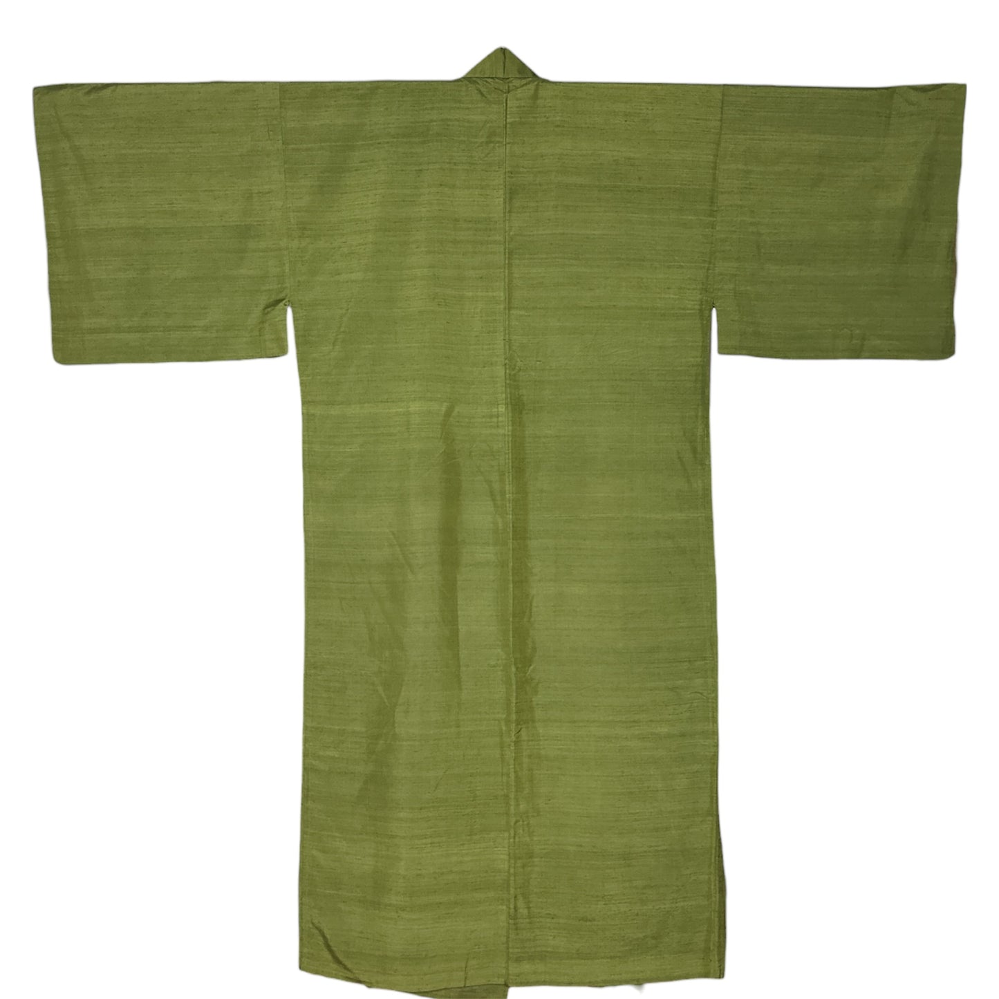 Matcha Tsumugi Hitoe Kimono