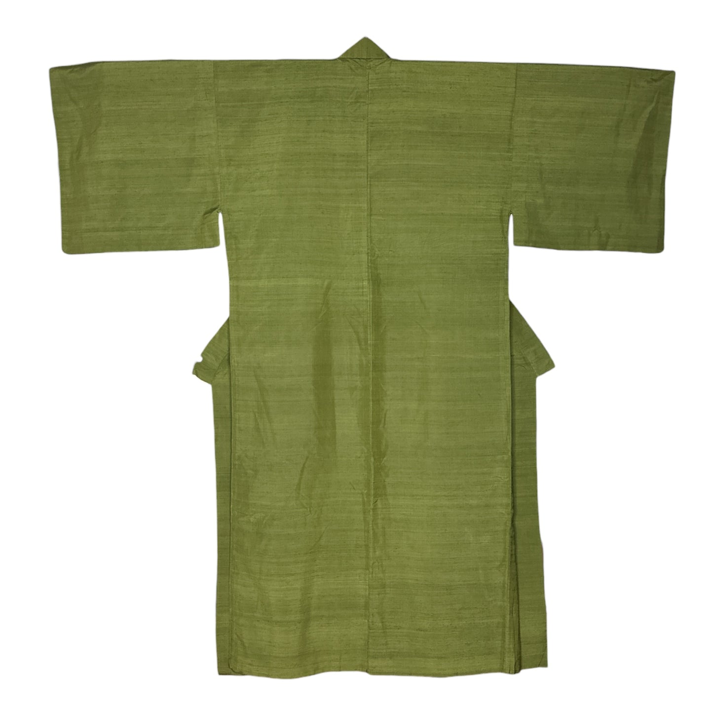 Matcha Tsumugi Hitoe Kimono