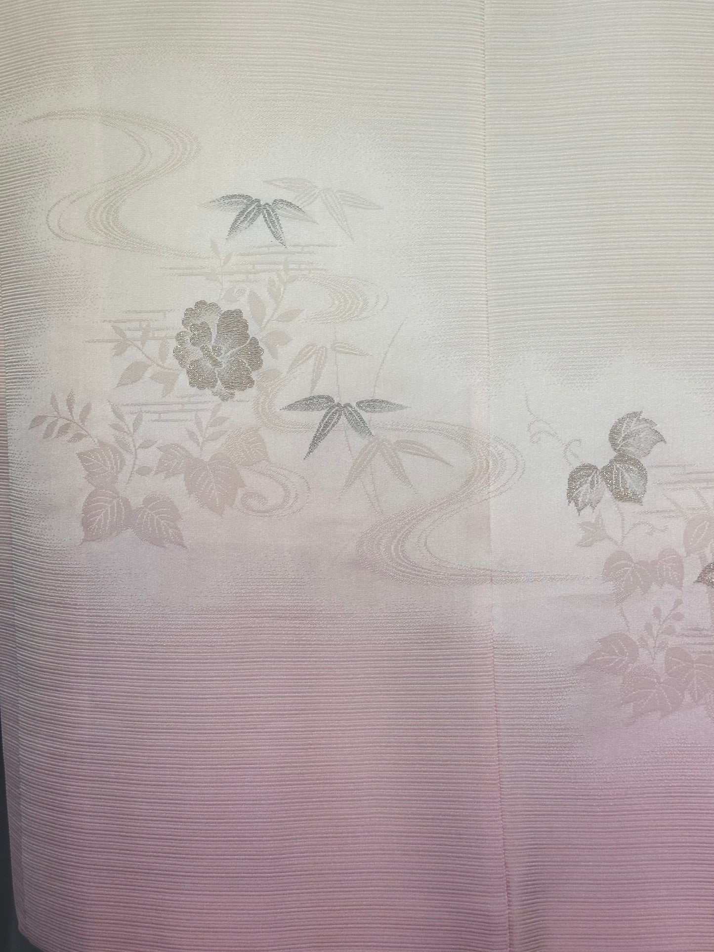 Helmi- ja pinkki gradienttikukkainen Haori