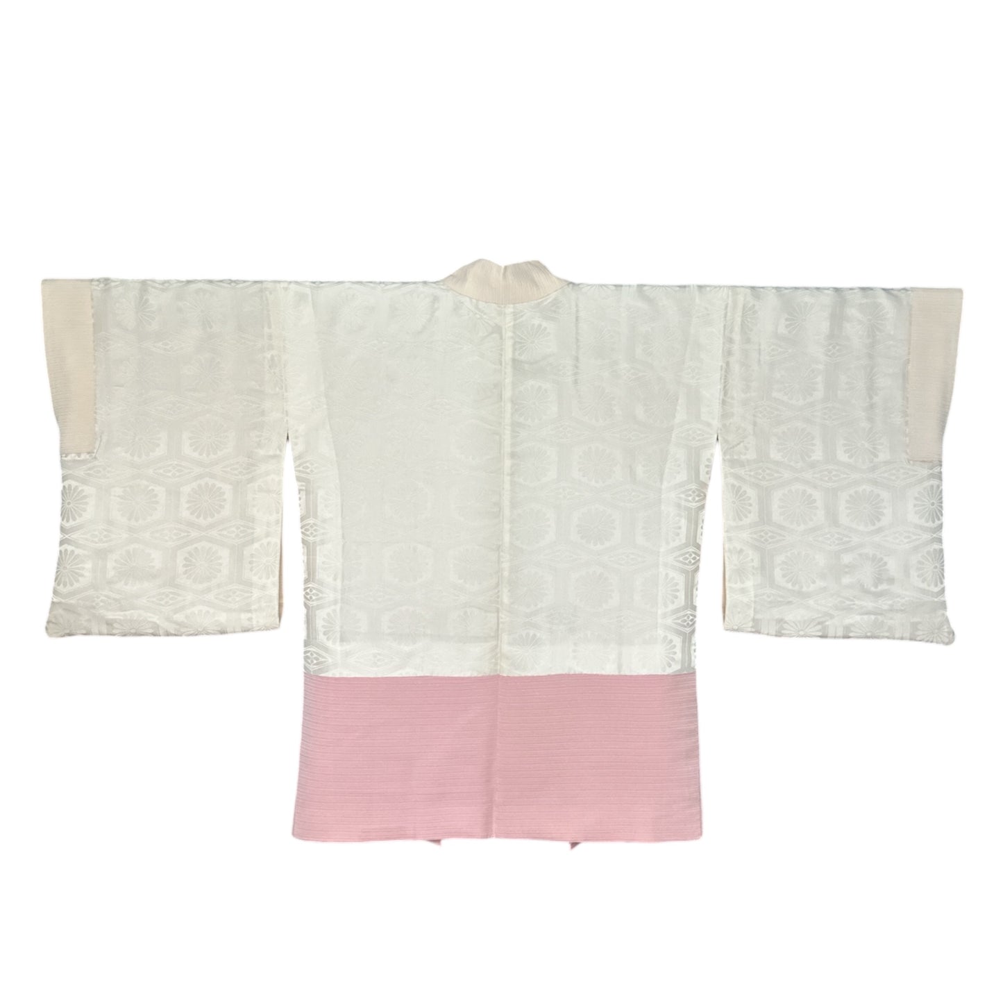 Helmi- ja pinkki gradienttikukkainen Haori