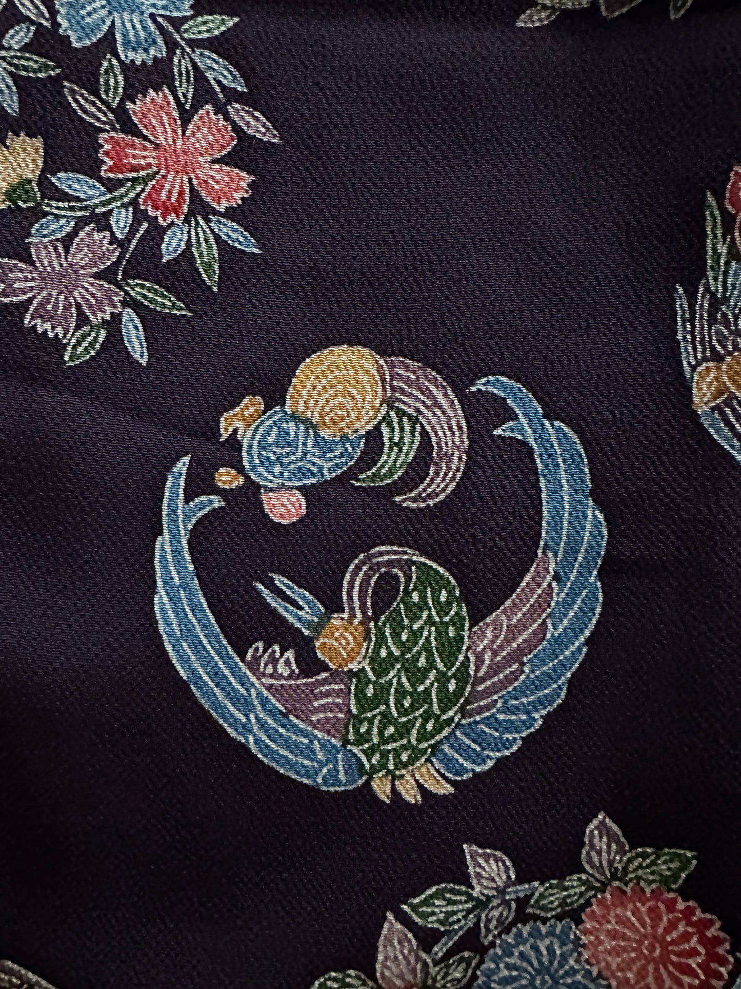 Cranes of Eternity Vintage Kimono