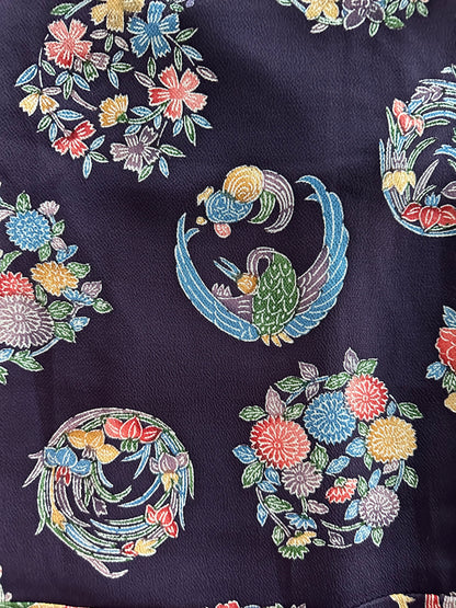 Cranes of Eternity Vintage Kimono