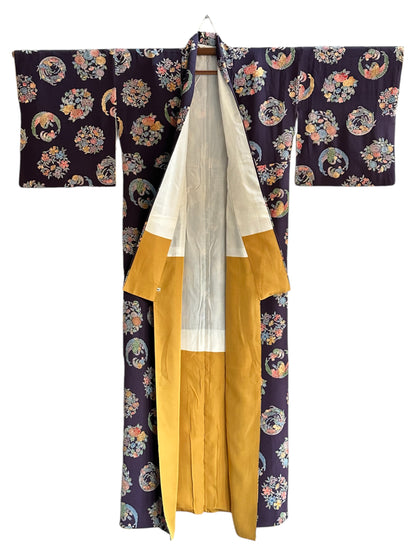 Cranes of Eternity Vintage Kimono