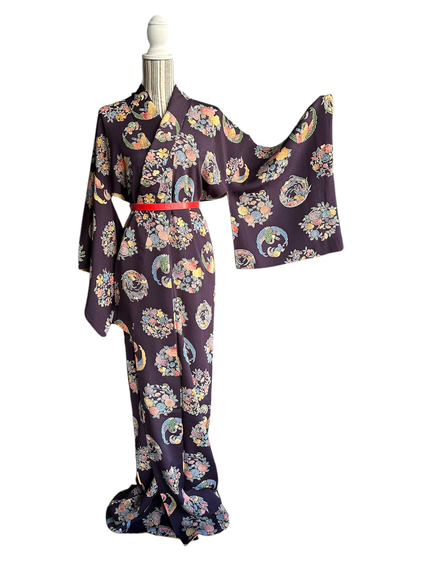 Cranes of Eternity Vintage Kimono