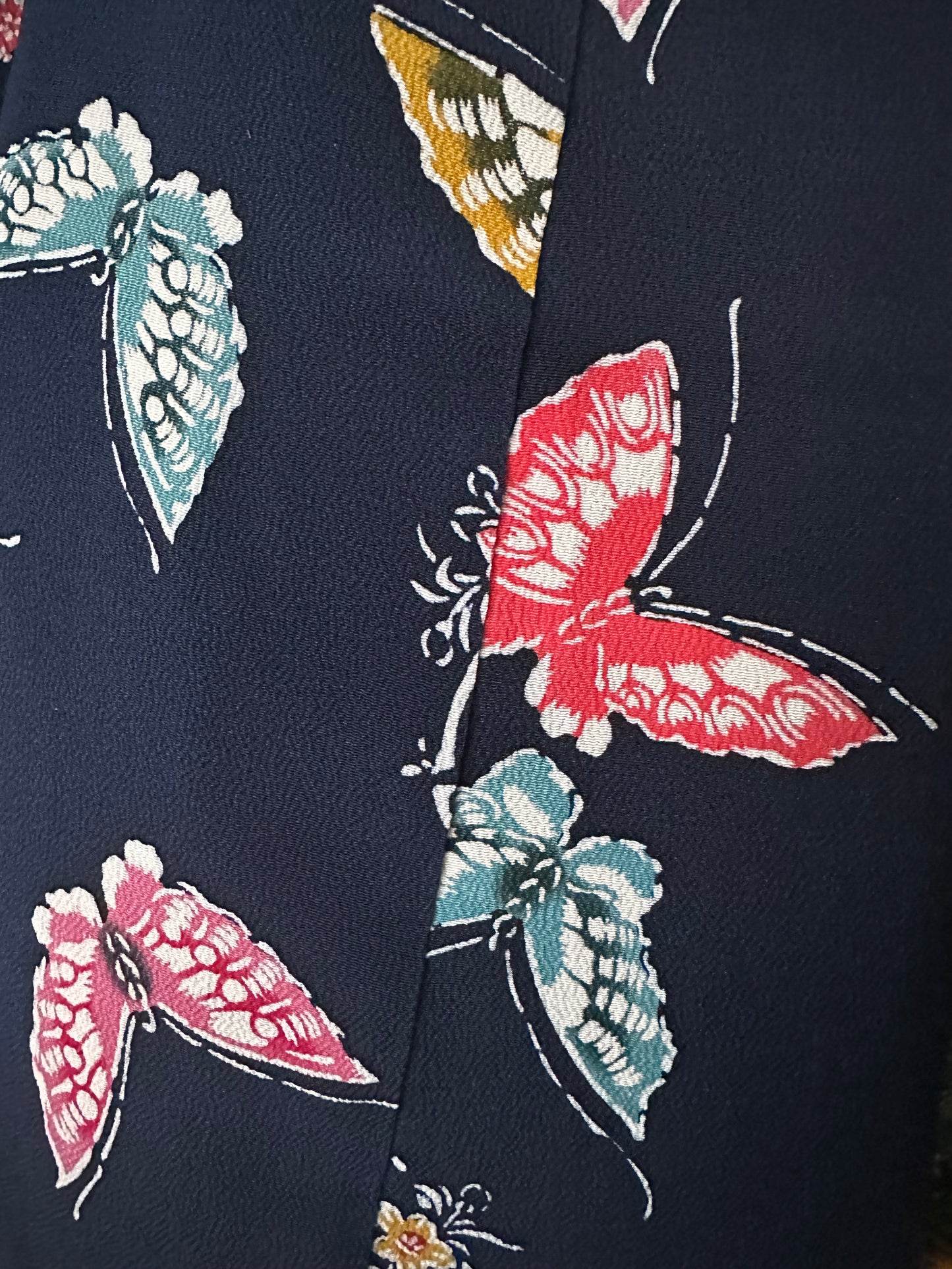 Butterfly & Basket Floral Kimono