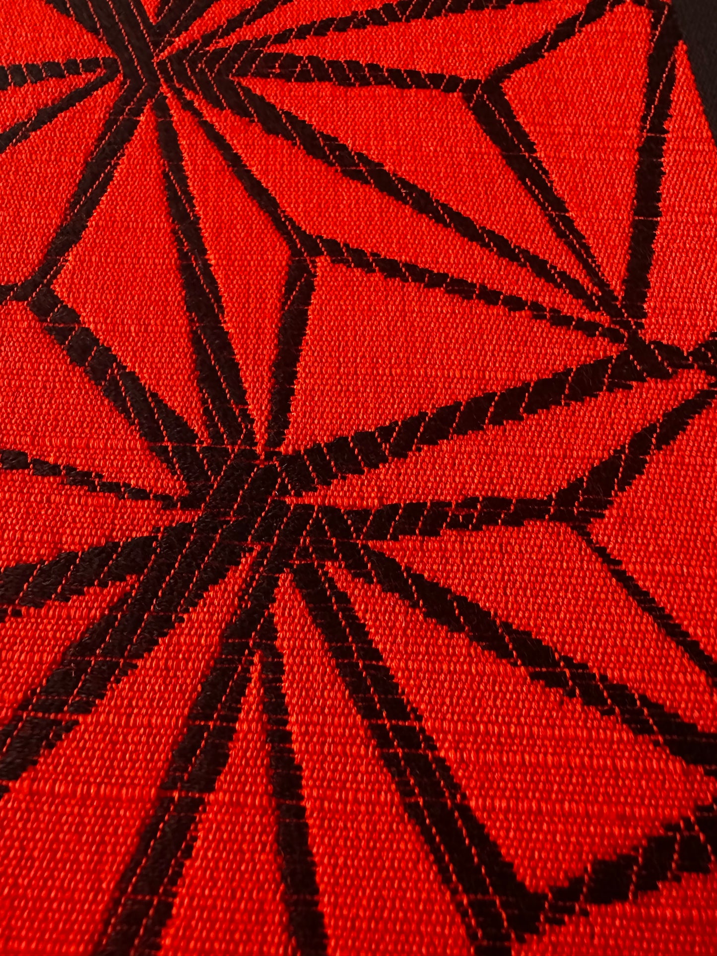 Black & Orange Hanhaba Obi