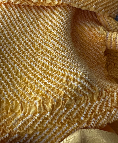 Golden Shibori Obiage