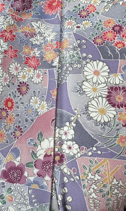 Floral Harmony Fan Kimono