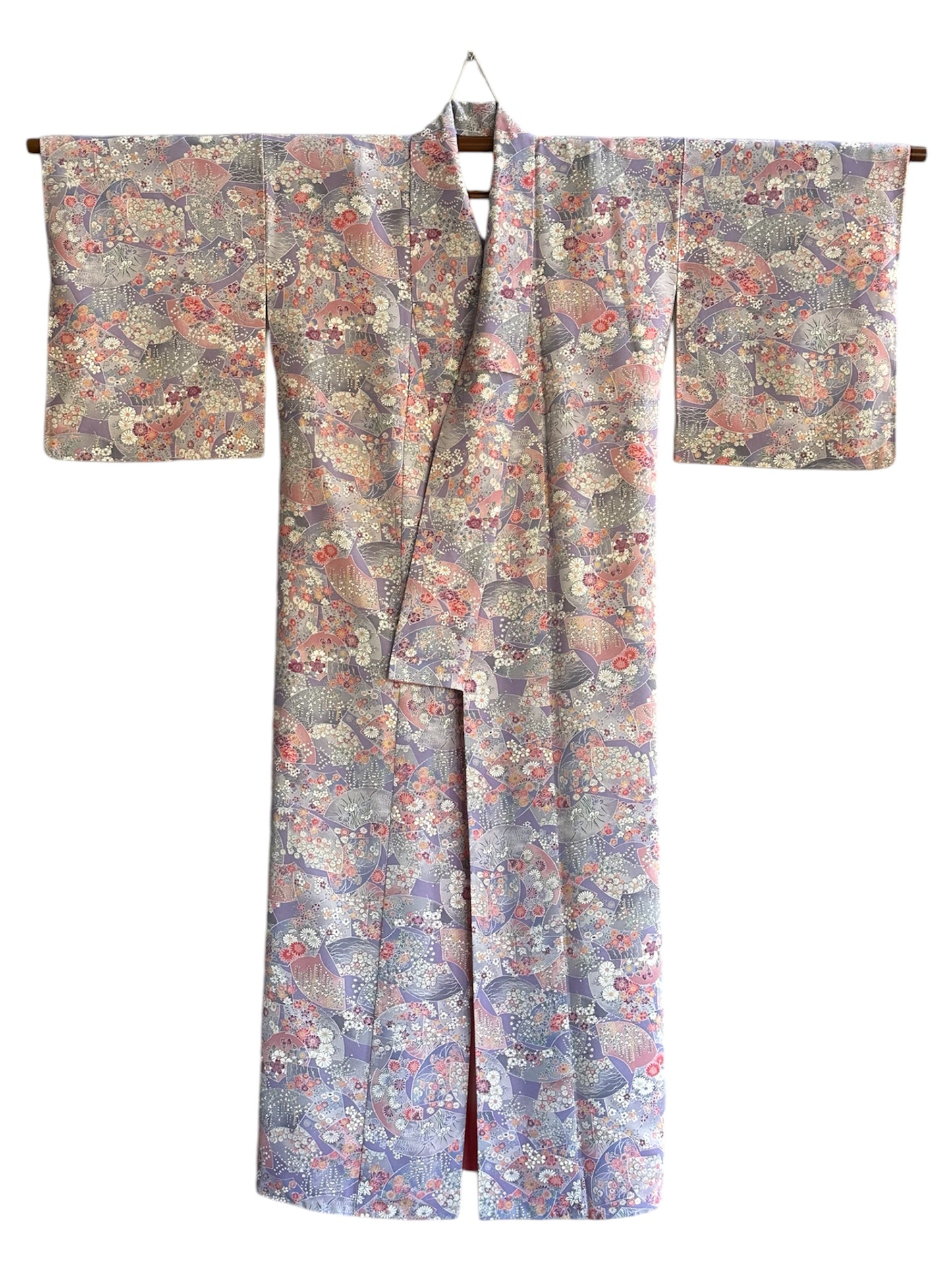 Floral Harmony Fan Kimono