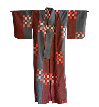 Kimono de mătase Meisen atemporal