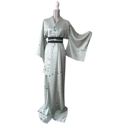 Elegant Flying Crane Kimono