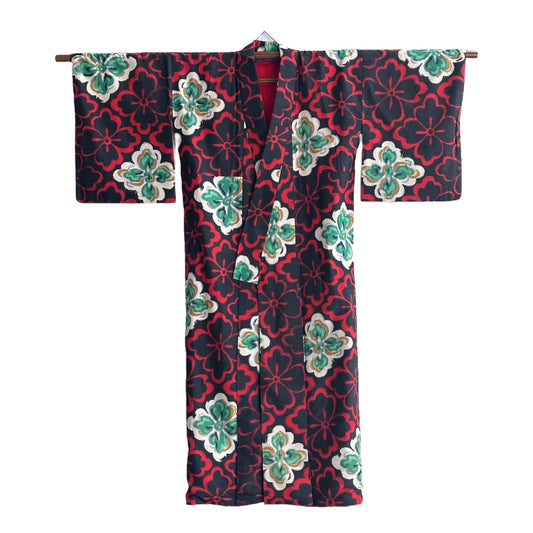 Antique Meisen Floral Kimono