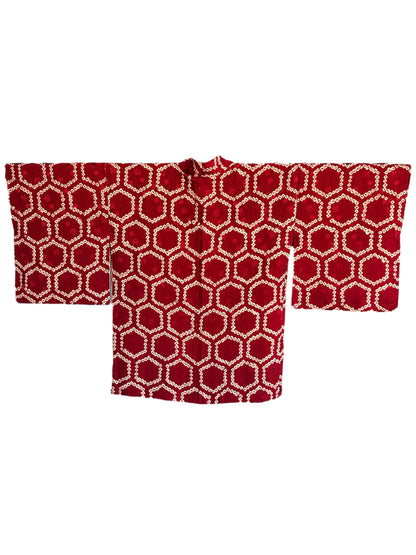 Shibori Kikko Red Haori