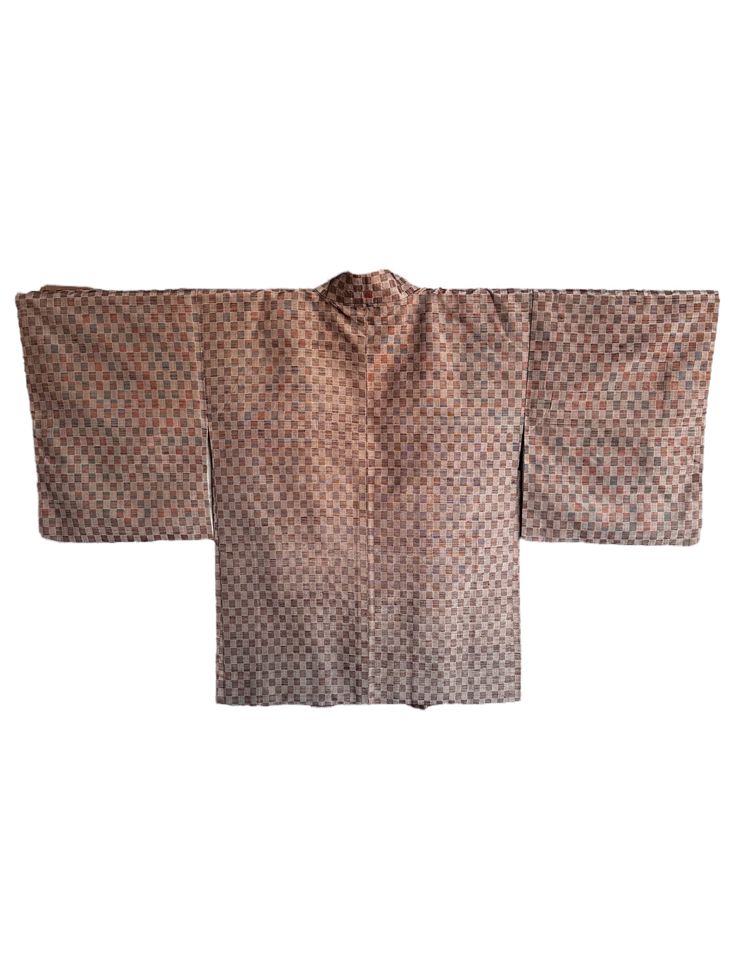 Muted Brown Geometric Haori