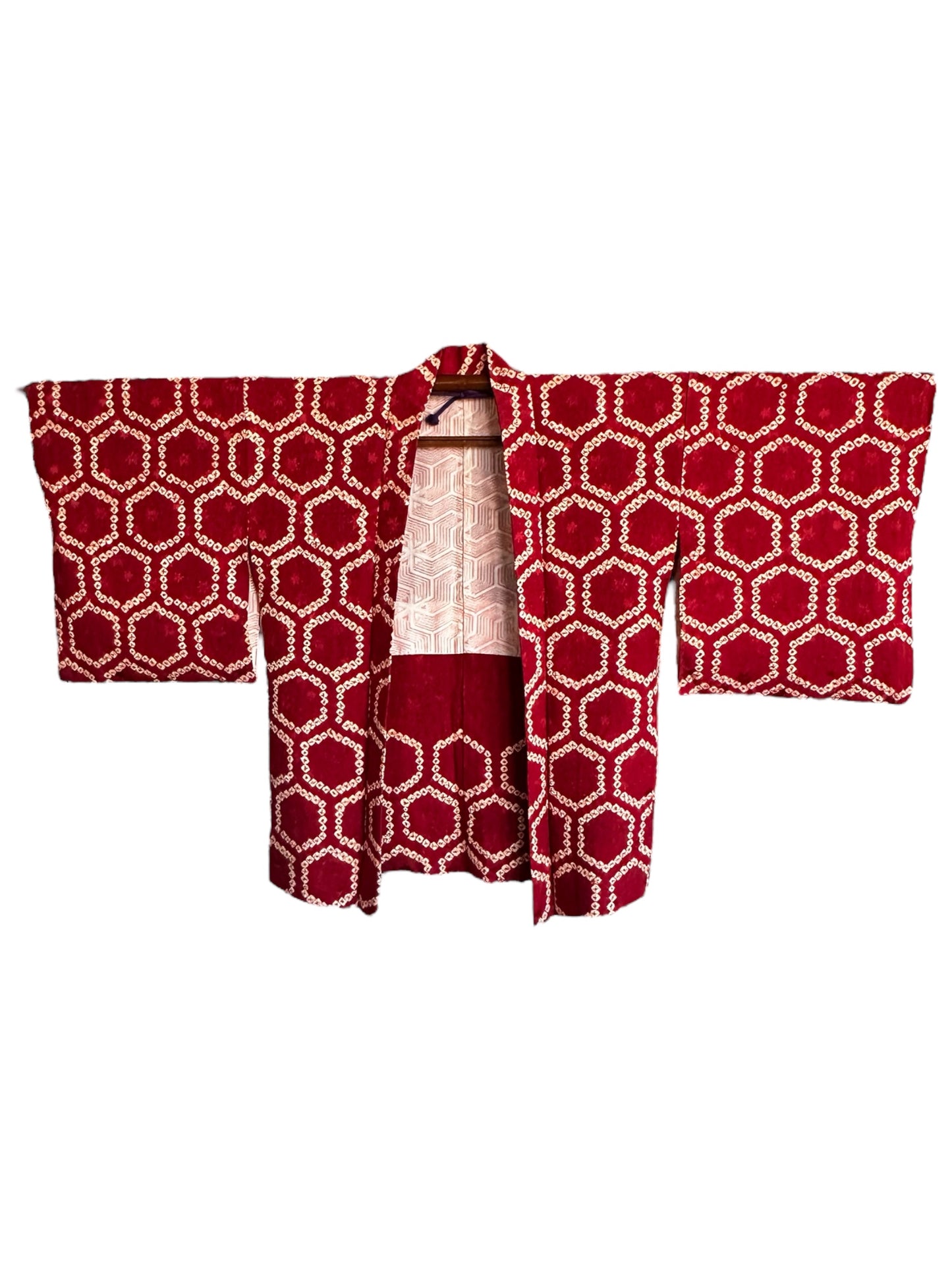 Shibori Kikko Red Haori