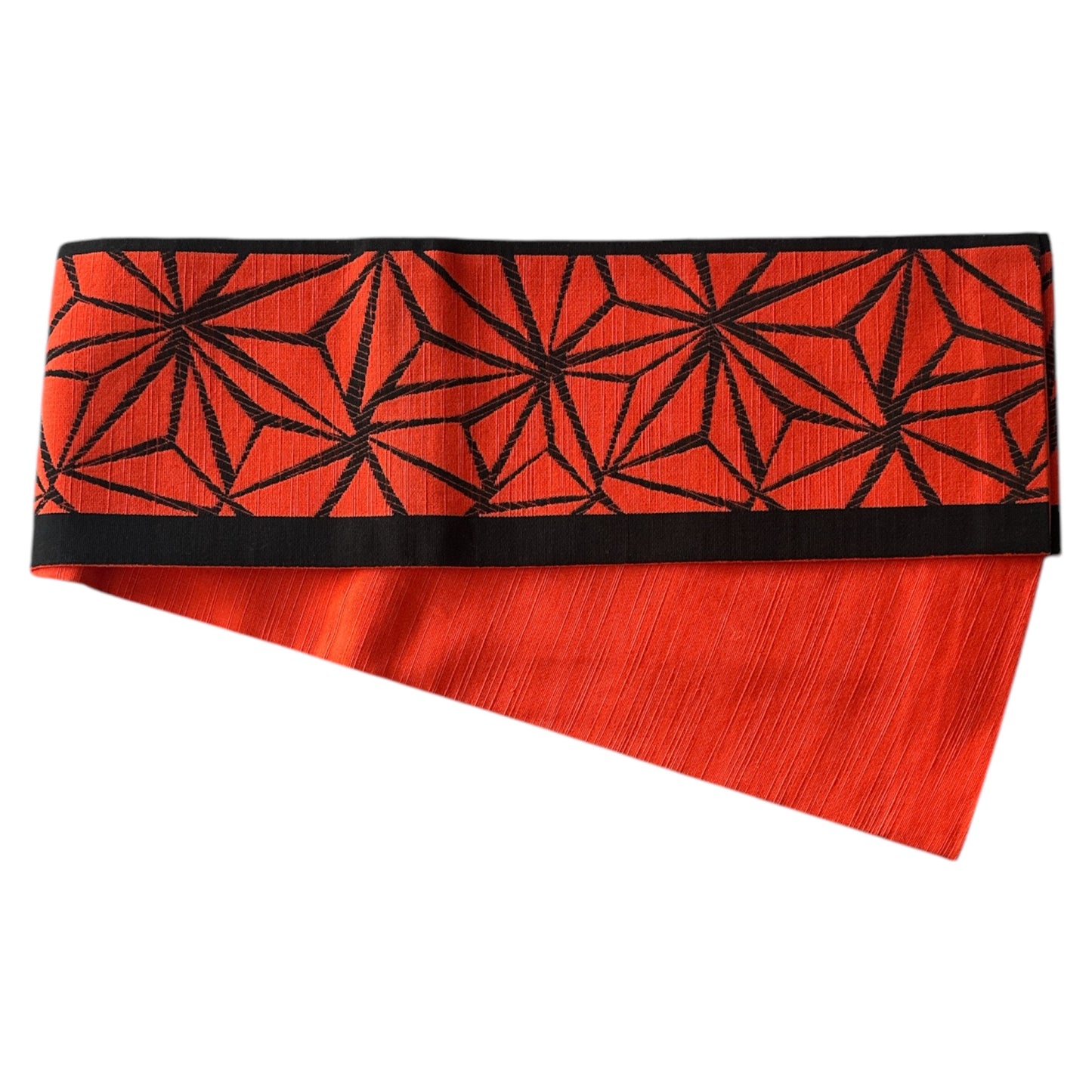 Black & Orange Hanhaba Obi