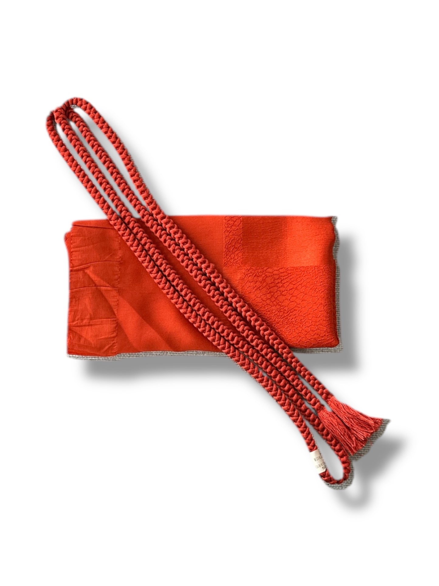 Brick Red Obiage-Obijime Set