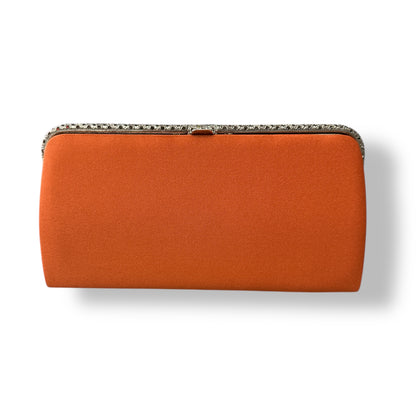 Golden Blaze Tsukesage Kimono ja Clutch-setti