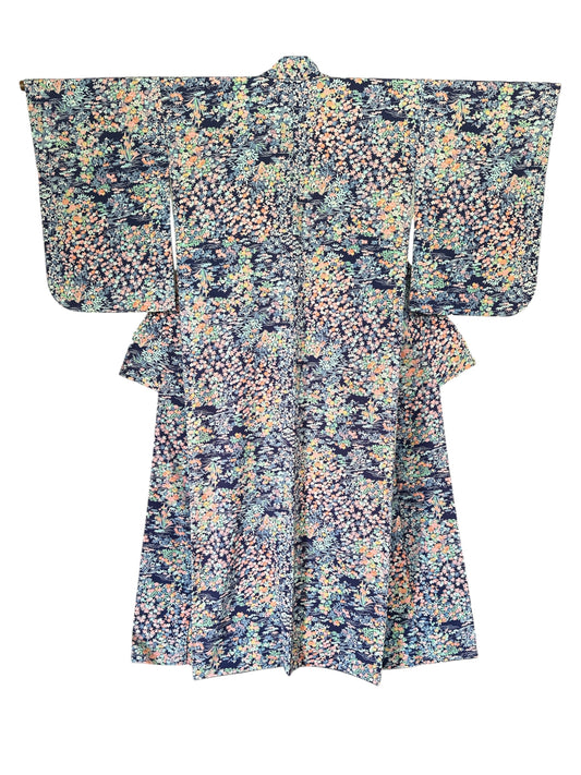 Komon Floral Albastru-Violet