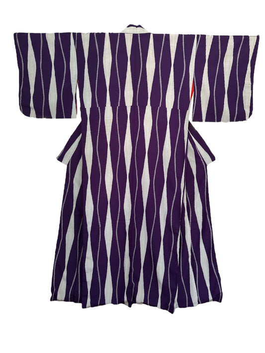 Vibrant Violet Meisen Kimono