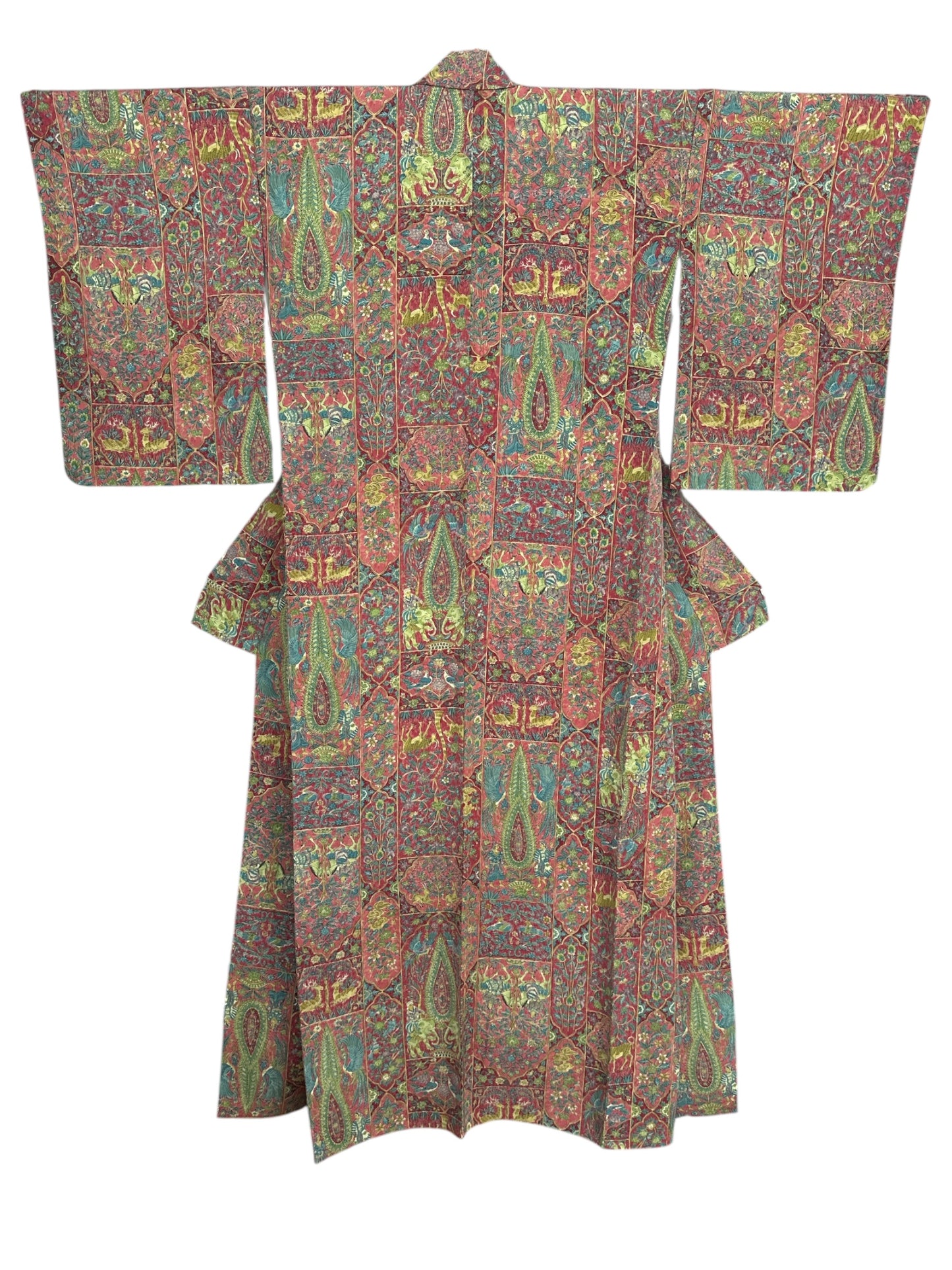 Kimono cu elefant și păsări exotice